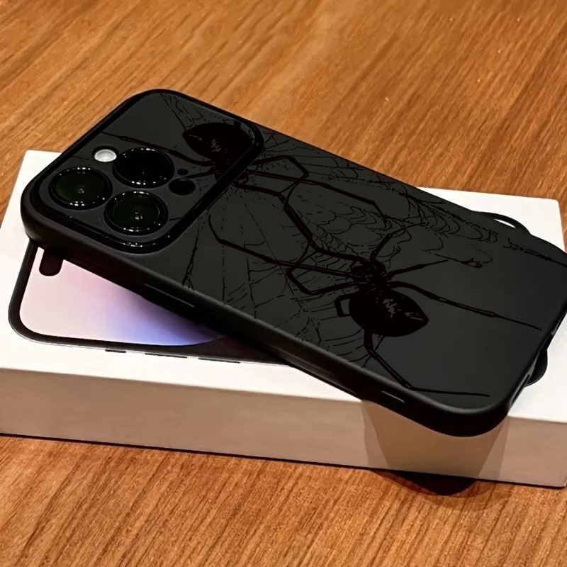 Apple Iphone 16 - 멋진 블랙 스파이더 패턴 아이폰 11