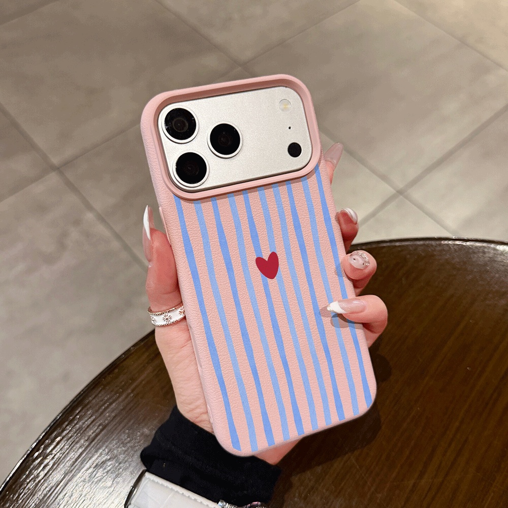 세로 줄무늬 하트 아이폰 케이스 (아이폰 17, 16, - Apple Iphone 16 리뷰 및 가격