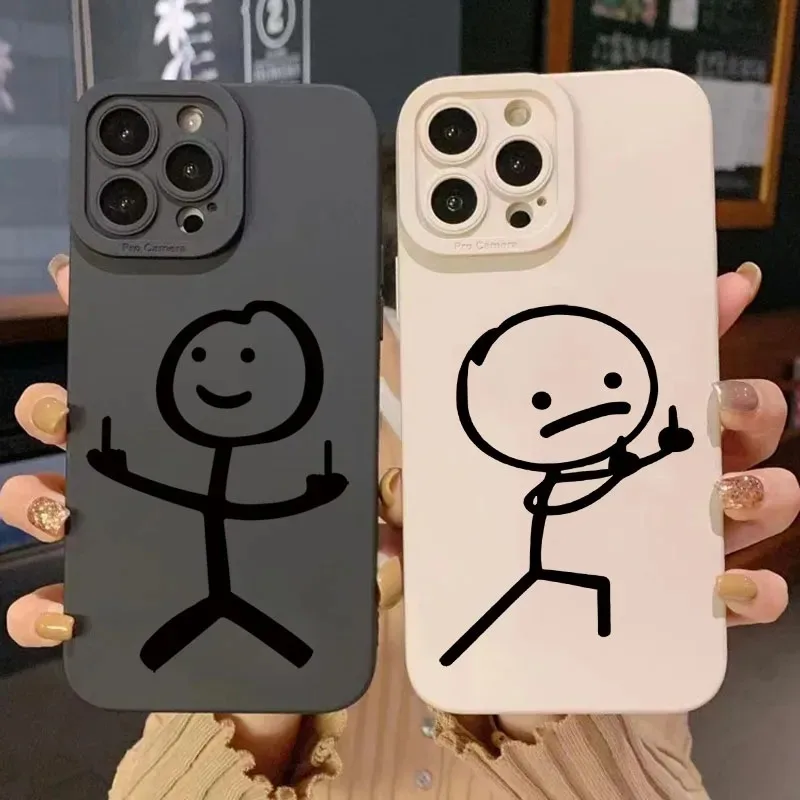 귀여운 만화 매치맨 무광 실리콘 폰 케이스 (아이폰 1 - Apple Iphone 16 리뷰 및 가격