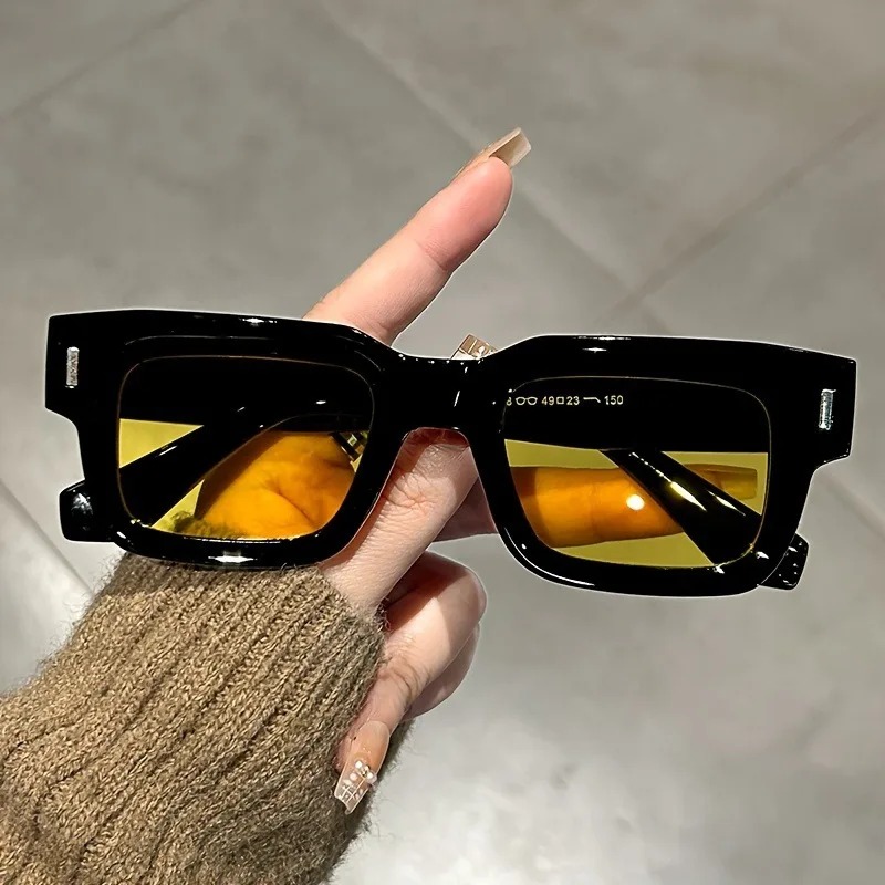 고급스러운 직사각형 선글라스 여성 남성 패션 브랜드 디 - Luxury Lifestyle Products 리뷰 및 가격