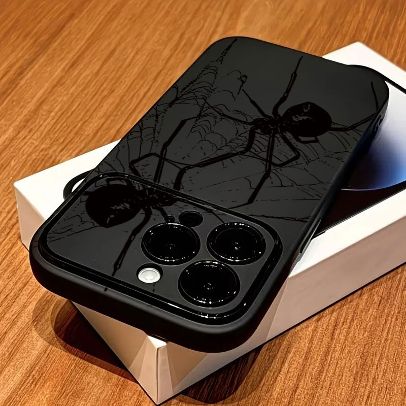 멋진 블랙 스파이더 패턴 아이폰 11 12 13 14  - Apple Iphone 16 리뷰 및 가격